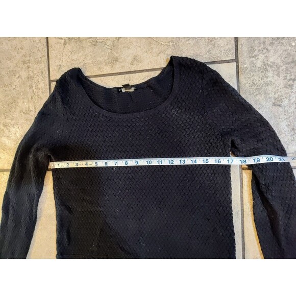 Lucky Brand Sweater Women's Size Small Black Long Sleeve Comfortable Top - Picture 5 of 11